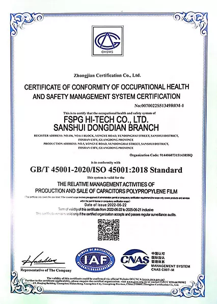 Occupational health & safety · ISO 45001